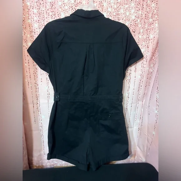 Torrid 8" Twill Lightweight Jumpsuit (Romper) - Picture 9 of 16